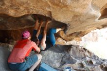 Bouldering in Hueco Tanks on 06/23/2019 with Blue Lizard Climbing and Yoga

Filename: SRM_20190623_1512200.jpg
Aperture: f/4.0
Shutter Speed: 1/250
Body: Canon EOS-1D Mark II
Lens: Canon EF 50mm f/1.8 II