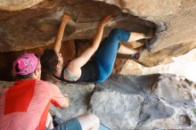 Bouldering in Hueco Tanks on 06/23/2019 with Blue Lizard Climbing and Yoga

Filename: SRM_20190623_1514580.jpg
Aperture: f/4.0
Shutter Speed: 1/160
Body: Canon EOS-1D Mark II
Lens: Canon EF 50mm f/1.8 II