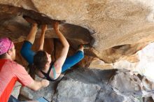 Bouldering in Hueco Tanks on 06/23/2019 with Blue Lizard Climbing and Yoga

Filename: SRM_20190623_1515200.jpg
Aperture: f/4.0
Shutter Speed: 1/200
Body: Canon EOS-1D Mark II
Lens: Canon EF 50mm f/1.8 II