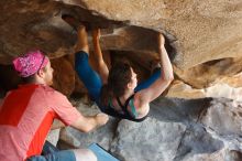 Bouldering in Hueco Tanks on 06/23/2019 with Blue Lizard Climbing and Yoga

Filename: SRM_20190623_1515240.jpg
Aperture: f/4.0
Shutter Speed: 1/200
Body: Canon EOS-1D Mark II
Lens: Canon EF 50mm f/1.8 II