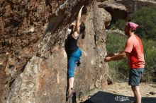 Bouldering in Hueco Tanks on 06/23/2019 with Blue Lizard Climbing and Yoga

Filename: SRM_20190623_1630000.jpg
Aperture: f/4.0
Shutter Speed: 1/640
Body: Canon EOS-1D Mark II
Lens: Canon EF 50mm f/1.8 II