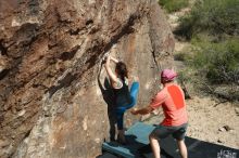 Bouldering in Hueco Tanks on 06/23/2019 with Blue Lizard Climbing and Yoga

Filename: SRM_20190623_1640000.jpg
Aperture: f/4.0
Shutter Speed: 1/800
Body: Canon EOS-1D Mark II
Lens: Canon EF 50mm f/1.8 II