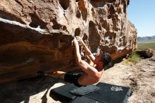 Bouldering in Hueco Tanks on 06/28/2019 with Blue Lizard Climbing and Yoga

Filename: SRM_20190628_0931520.jpg
Aperture: f/5.6
Shutter Speed: 1/500
Body: Canon EOS-1D Mark II
Lens: Canon EF 16-35mm f/2.8 L