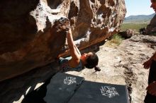 Bouldering in Hueco Tanks on 06/28/2019 with Blue Lizard Climbing and Yoga

Filename: SRM_20190628_0934220.jpg
Aperture: f/5.6
Shutter Speed: 1/400
Body: Canon EOS-1D Mark II
Lens: Canon EF 16-35mm f/2.8 L