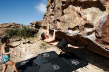 Bouldering in Hueco Tanks on 06/28/2019 with Blue Lizard Climbing and Yoga

Filename: SRM_20190628_0945210.jpg
Aperture: f/5.6
Shutter Speed: 1/800
Body: Canon EOS-1D Mark II
Lens: Canon EF 16-35mm f/2.8 L