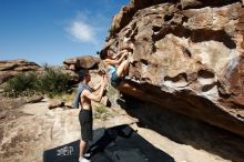 Bouldering in Hueco Tanks on 06/28/2019 with Blue Lizard Climbing and Yoga

Filename: SRM_20190628_0949420.jpg
Aperture: f/5.6
Shutter Speed: 1/640
Body: Canon EOS-1D Mark II
Lens: Canon EF 16-35mm f/2.8 L