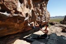 Bouldering in Hueco Tanks on 06/28/2019 with Blue Lizard Climbing and Yoga

Filename: SRM_20190628_0957320.jpg
Aperture: f/5.6
Shutter Speed: 1/500
Body: Canon EOS-1D Mark II
Lens: Canon EF 16-35mm f/2.8 L