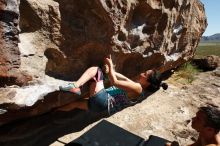 Bouldering in Hueco Tanks on 06/28/2019 with Blue Lizard Climbing and Yoga

Filename: SRM_20190628_1000230.jpg
Aperture: f/6.3
Shutter Speed: 1/400
Body: Canon EOS-1D Mark II
Lens: Canon EF 16-35mm f/2.8 L