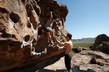 Bouldering in Hueco Tanks on 06/28/2019 with Blue Lizard Climbing and Yoga

Filename: SRM_20190628_1001010.jpg
Aperture: f/6.3
Shutter Speed: 1/500
Body: Canon EOS-1D Mark II
Lens: Canon EF 16-35mm f/2.8 L