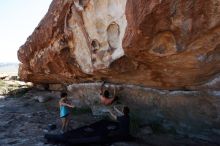 Bouldering in Hueco Tanks on 06/28/2019 with Blue Lizard Climbing and Yoga

Filename: SRM_20190628_1018310.jpg
Aperture: f/5.6
Shutter Speed: 1/500
Body: Canon EOS-1D Mark II
Lens: Canon EF 16-35mm f/2.8 L