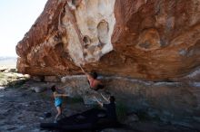 Bouldering in Hueco Tanks on 06/28/2019 with Blue Lizard Climbing and Yoga

Filename: SRM_20190628_1018350.jpg
Aperture: f/5.6
Shutter Speed: 1/500
Body: Canon EOS-1D Mark II
Lens: Canon EF 16-35mm f/2.8 L