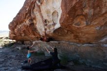 Bouldering in Hueco Tanks on 06/28/2019 with Blue Lizard Climbing and Yoga

Filename: SRM_20190628_1018450.jpg
Aperture: f/5.6
Shutter Speed: 1/500
Body: Canon EOS-1D Mark II
Lens: Canon EF 16-35mm f/2.8 L
