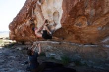 Bouldering in Hueco Tanks on 06/28/2019 with Blue Lizard Climbing and Yoga

Filename: SRM_20190628_1019220.jpg
Aperture: f/5.6
Shutter Speed: 1/500
Body: Canon EOS-1D Mark II
Lens: Canon EF 16-35mm f/2.8 L