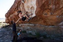 Bouldering in Hueco Tanks on 06/28/2019 with Blue Lizard Climbing and Yoga

Filename: SRM_20190628_1019310.jpg
Aperture: f/5.6
Shutter Speed: 1/500
Body: Canon EOS-1D Mark II
Lens: Canon EF 16-35mm f/2.8 L