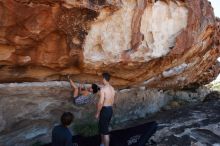 Bouldering in Hueco Tanks on 06/28/2019 with Blue Lizard Climbing and Yoga

Filename: SRM_20190628_1029570.jpg
Aperture: f/5.6
Shutter Speed: 1/400
Body: Canon EOS-1D Mark II
Lens: Canon EF 16-35mm f/2.8 L