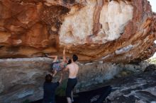 Bouldering in Hueco Tanks on 06/28/2019 with Blue Lizard Climbing and Yoga

Filename: SRM_20190628_1030010.jpg
Aperture: f/5.6
Shutter Speed: 1/400
Body: Canon EOS-1D Mark II
Lens: Canon EF 16-35mm f/2.8 L