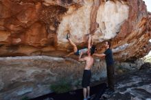 Bouldering in Hueco Tanks on 06/28/2019 with Blue Lizard Climbing and Yoga

Filename: SRM_20190628_1030450.jpg
Aperture: f/5.6
Shutter Speed: 1/400
Body: Canon EOS-1D Mark II
Lens: Canon EF 16-35mm f/2.8 L