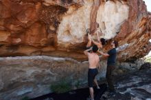 Bouldering in Hueco Tanks on 06/28/2019 with Blue Lizard Climbing and Yoga

Filename: SRM_20190628_1030540.jpg
Aperture: f/5.6
Shutter Speed: 1/400
Body: Canon EOS-1D Mark II
Lens: Canon EF 16-35mm f/2.8 L