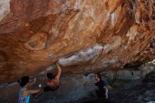 Bouldering in Hueco Tanks on 06/28/2019 with Blue Lizard Climbing and Yoga

Filename: SRM_20190628_1100420.jpg
Aperture: f/5.6
Shutter Speed: 1/640
Body: Canon EOS-1D Mark II
Lens: Canon EF 16-35mm f/2.8 L