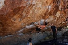 Bouldering in Hueco Tanks on 06/28/2019 with Blue Lizard Climbing and Yoga

Filename: SRM_20190628_1101170.jpg
Aperture: f/5.6
Shutter Speed: 1/500
Body: Canon EOS-1D Mark II
Lens: Canon EF 16-35mm f/2.8 L