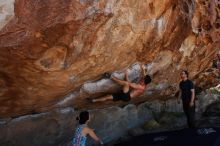 Bouldering in Hueco Tanks on 06/28/2019 with Blue Lizard Climbing and Yoga

Filename: SRM_20190628_1101210.jpg
Aperture: f/5.6
Shutter Speed: 1/640
Body: Canon EOS-1D Mark II
Lens: Canon EF 16-35mm f/2.8 L