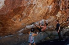 Bouldering in Hueco Tanks on 06/28/2019 with Blue Lizard Climbing and Yoga

Filename: SRM_20190628_1101350.jpg
Aperture: f/5.6
Shutter Speed: 1/640
Body: Canon EOS-1D Mark II
Lens: Canon EF 16-35mm f/2.8 L