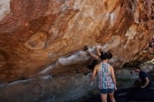 Bouldering in Hueco Tanks on 06/28/2019 with Blue Lizard Climbing and Yoga

Filename: SRM_20190628_1105160.jpg
Aperture: f/5.6
Shutter Speed: 1/640
Body: Canon EOS-1D Mark II
Lens: Canon EF 16-35mm f/2.8 L