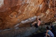 Bouldering in Hueco Tanks on 06/28/2019 with Blue Lizard Climbing and Yoga

Filename: SRM_20190628_1105290.jpg
Aperture: f/5.6
Shutter Speed: 1/640
Body: Canon EOS-1D Mark II
Lens: Canon EF 16-35mm f/2.8 L