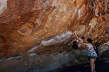 Bouldering in Hueco Tanks on 06/28/2019 with Blue Lizard Climbing and Yoga

Filename: SRM_20190628_1107140.jpg
Aperture: f/5.6
Shutter Speed: 1/640
Body: Canon EOS-1D Mark II
Lens: Canon EF 16-35mm f/2.8 L