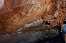 Bouldering in Hueco Tanks on 06/28/2019 with Blue Lizard Climbing and Yoga

Filename: SRM_20190628_1109040.jpg
Aperture: f/5.6
Shutter Speed: 1/640
Body: Canon EOS-1D Mark II
Lens: Canon EF 16-35mm f/2.8 L