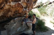 Bouldering in Hueco Tanks on 06/28/2019 with Blue Lizard Climbing and Yoga

Filename: SRM_20190628_1117220.jpg
Aperture: f/4.0
Shutter Speed: 1/400
Body: Canon EOS-1D Mark II
Lens: Canon EF 50mm f/1.8 II