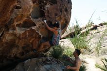 Bouldering in Hueco Tanks on 06/28/2019 with Blue Lizard Climbing and Yoga

Filename: SRM_20190628_1118030.jpg
Aperture: f/4.0
Shutter Speed: 1/640
Body: Canon EOS-1D Mark II
Lens: Canon EF 50mm f/1.8 II