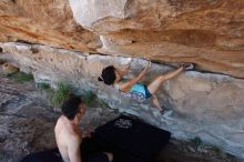Bouldering in Hueco Tanks on 06/28/2019 with Blue Lizard Climbing and Yoga

Filename: SRM_20190628_1143450.jpg
Aperture: f/5.6
Shutter Speed: 1/250
Body: Canon EOS-1D Mark II
Lens: Canon EF 16-35mm f/2.8 L
