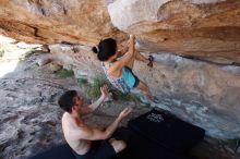 Bouldering in Hueco Tanks on 06/28/2019 with Blue Lizard Climbing and Yoga

Filename: SRM_20190628_1143550.jpg
Aperture: f/5.6
Shutter Speed: 1/250
Body: Canon EOS-1D Mark II
Lens: Canon EF 16-35mm f/2.8 L