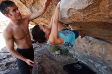 Bouldering in Hueco Tanks on 06/28/2019 with Blue Lizard Climbing and Yoga

Filename: SRM_20190628_1159460.jpg
Aperture: f/5.6
Shutter Speed: 1/320
Body: Canon EOS-1D Mark II
Lens: Canon EF 16-35mm f/2.8 L