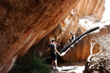 Bouldering in Hueco Tanks on 06/28/2019 with Blue Lizard Climbing and Yoga

Filename: SRM_20190628_1410140.jpg
Aperture: f/5.6
Shutter Speed: 1/320
Body: Canon EOS-1D Mark II
Lens: Canon EF 16-35mm f/2.8 L