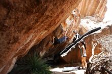 Bouldering in Hueco Tanks on 06/28/2019 with Blue Lizard Climbing and Yoga

Filename: SRM_20190628_1416230.jpg
Aperture: f/5.6
Shutter Speed: 1/320
Body: Canon EOS-1D Mark II
Lens: Canon EF 16-35mm f/2.8 L