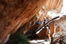 Bouldering in Hueco Tanks on 06/28/2019 with Blue Lizard Climbing and Yoga

Filename: SRM_20190628_1416320.jpg
Aperture: f/5.6
Shutter Speed: 1/320
Body: Canon EOS-1D Mark II
Lens: Canon EF 16-35mm f/2.8 L