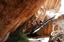 Bouldering in Hueco Tanks on 06/28/2019 with Blue Lizard Climbing and Yoga

Filename: SRM_20190628_1427320.jpg
Aperture: f/5.6
Shutter Speed: 1/320
Body: Canon EOS-1D Mark II
Lens: Canon EF 16-35mm f/2.8 L