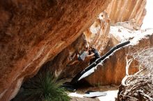 Bouldering in Hueco Tanks on 06/28/2019 with Blue Lizard Climbing and Yoga

Filename: SRM_20190628_1427420.jpg
Aperture: f/5.6
Shutter Speed: 1/320
Body: Canon EOS-1D Mark II
Lens: Canon EF 16-35mm f/2.8 L