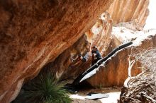 Bouldering in Hueco Tanks on 06/28/2019 with Blue Lizard Climbing and Yoga

Filename: SRM_20190628_1427500.jpg
Aperture: f/5.6
Shutter Speed: 1/320
Body: Canon EOS-1D Mark II
Lens: Canon EF 16-35mm f/2.8 L