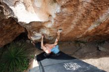 Bouldering in Hueco Tanks on 06/28/2019 with Blue Lizard Climbing and Yoga

Filename: SRM_20190628_1450210.jpg
Aperture: f/5.6
Shutter Speed: 1/320
Body: Canon EOS-1D Mark II
Lens: Canon EF 16-35mm f/2.8 L