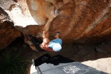 Bouldering in Hueco Tanks on 06/28/2019 with Blue Lizard Climbing and Yoga

Filename: SRM_20190628_1450330.jpg
Aperture: f/5.6
Shutter Speed: 1/800
Body: Canon EOS-1D Mark II
Lens: Canon EF 16-35mm f/2.8 L