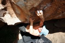 Bouldering in Hueco Tanks on 06/28/2019 with Blue Lizard Climbing and Yoga

Filename: SRM_20190628_1450430.jpg
Aperture: f/5.6
Shutter Speed: 1/1250
Body: Canon EOS-1D Mark II
Lens: Canon EF 16-35mm f/2.8 L