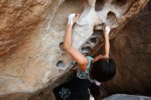 Bouldering in Hueco Tanks on 06/28/2019 with Blue Lizard Climbing and Yoga

Filename: SRM_20190628_1459530.jpg
Aperture: f/5.6
Shutter Speed: 1/320
Body: Canon EOS-1D Mark II
Lens: Canon EF 16-35mm f/2.8 L