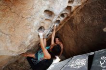 Bouldering in Hueco Tanks on 06/28/2019 with Blue Lizard Climbing and Yoga

Filename: SRM_20190628_1508090.jpg
Aperture: f/5.6
Shutter Speed: 1/400
Body: Canon EOS-1D Mark II
Lens: Canon EF 16-35mm f/2.8 L