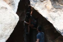 Bouldering in Hueco Tanks on 06/28/2019 with Blue Lizard Climbing and Yoga

Filename: SRM_20190628_1645490.jpg
Aperture: f/3.2
Shutter Speed: 1/640
Body: Canon EOS-1D Mark II
Lens: Canon EF 50mm f/1.8 II