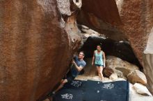 Bouldering in Hueco Tanks on 06/28/2019 with Blue Lizard Climbing and Yoga

Filename: SRM_20190628_1654490.jpg
Aperture: f/3.2
Shutter Speed: 1/160
Body: Canon EOS-1D Mark II
Lens: Canon EF 50mm f/1.8 II