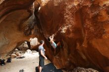 Bouldering in Hueco Tanks on 06/28/2019 with Blue Lizard Climbing and Yoga

Filename: SRM_20190628_1704420.jpg
Aperture: f/5.0
Shutter Speed: 1/160
Body: Canon EOS-1D Mark II
Lens: Canon EF 16-35mm f/2.8 L