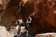 Bouldering in Hueco Tanks on 06/28/2019 with Blue Lizard Climbing and Yoga

Filename: SRM_20190628_1706190.jpg
Aperture: f/5.0
Shutter Speed: 1/250
Body: Canon EOS-1D Mark II
Lens: Canon EF 16-35mm f/2.8 L